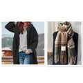 Women's Medium-Length Tweed Coat - view 11