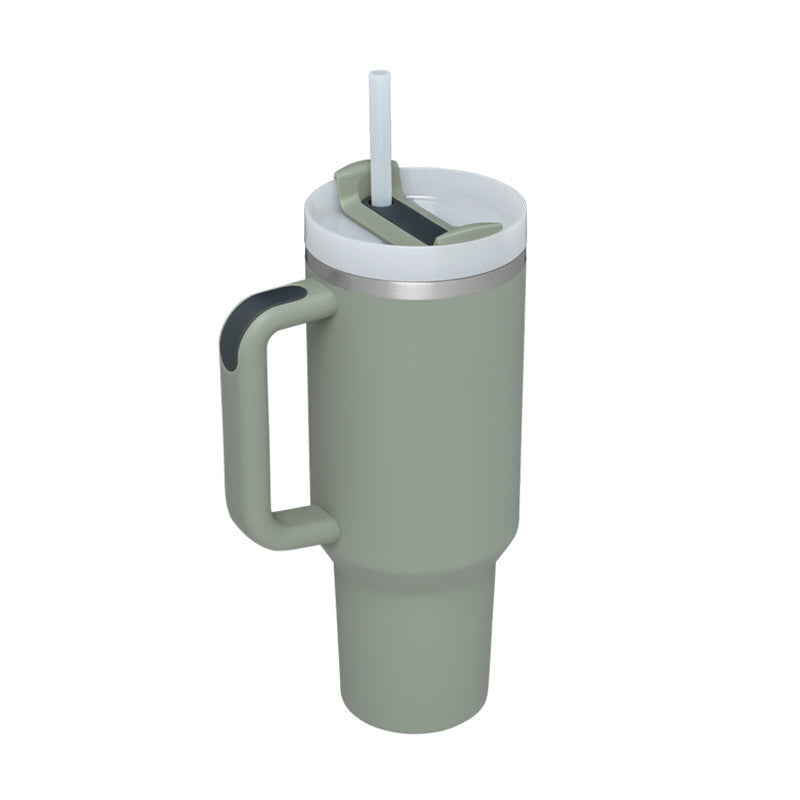 40 oz Insulated Tumbler with Handle & Straw - product image 11