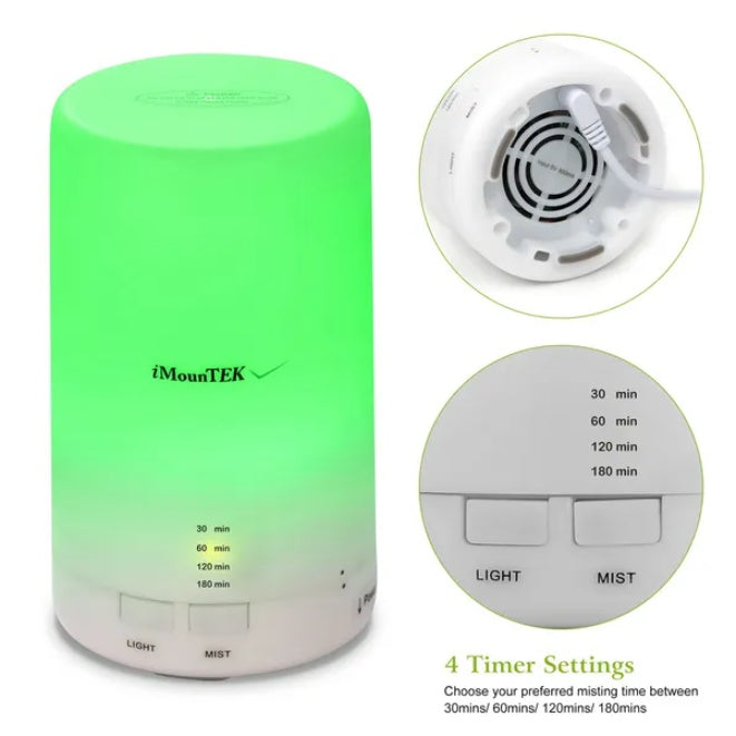 Mini Ultrasonic Essential Oil Diffuser & Cool-Mist Humidifier - image 2