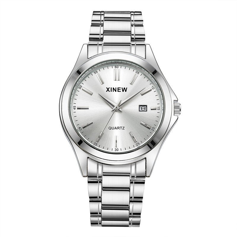 Men's Casual Stainless Steel Calendar Quartz Watch - product image 5
