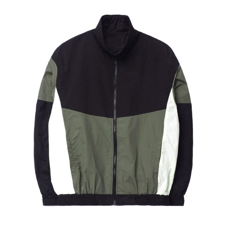 Men’s Color-Block Stand-Collar Jacket, Relaxed Fit - product image 4