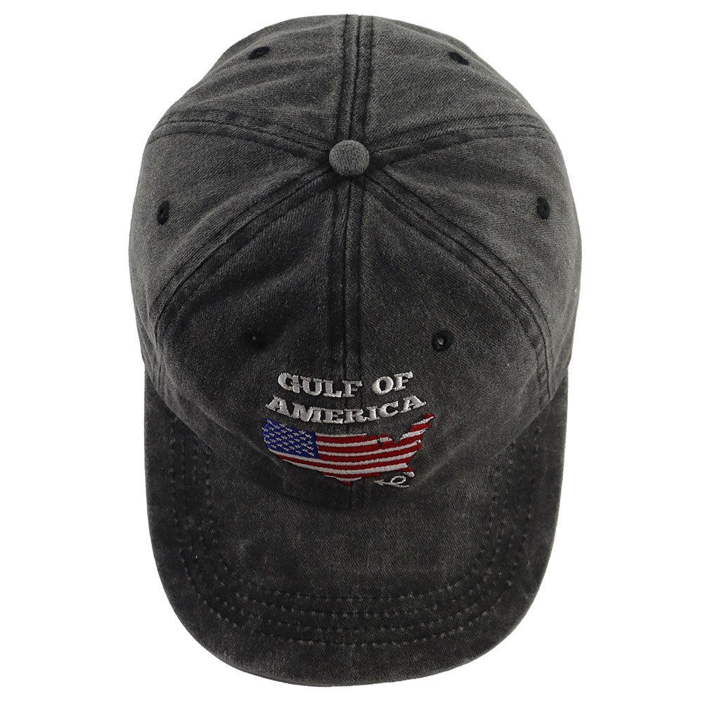 Gulf of America Adjustable Washed Black Hat - view 4