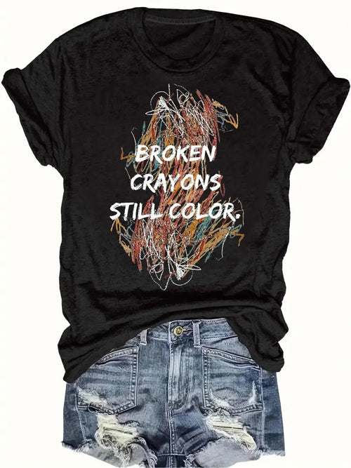 Broken Crayons Still Color Hot-Stamping Design - image 1