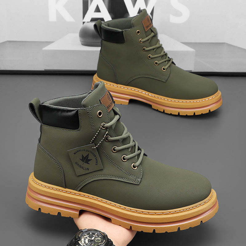 Men's British-Style Lace-Up Martin Boots - product image 3