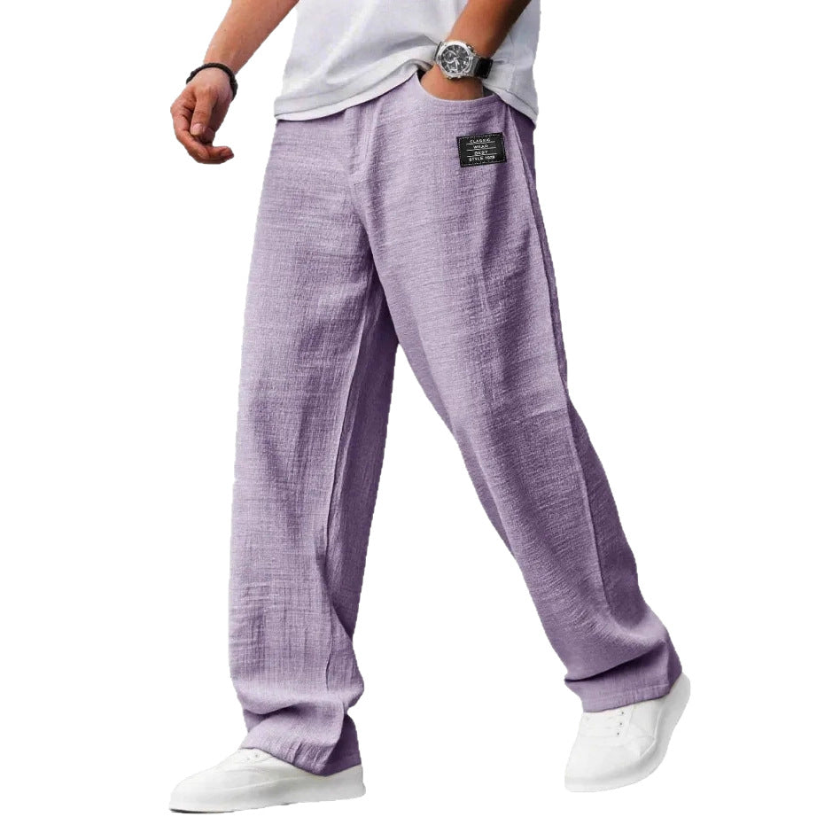 Men's Relaxed Straight-Leg Drawstring Pants - image 6