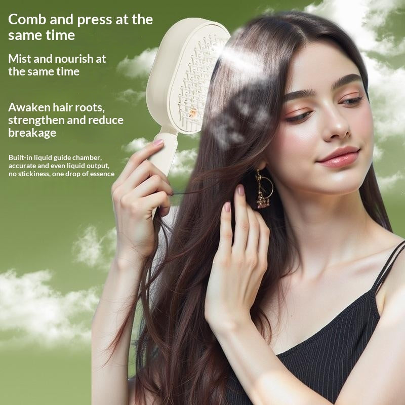 Electric Mist Spray Massage Hair Brush - view 6