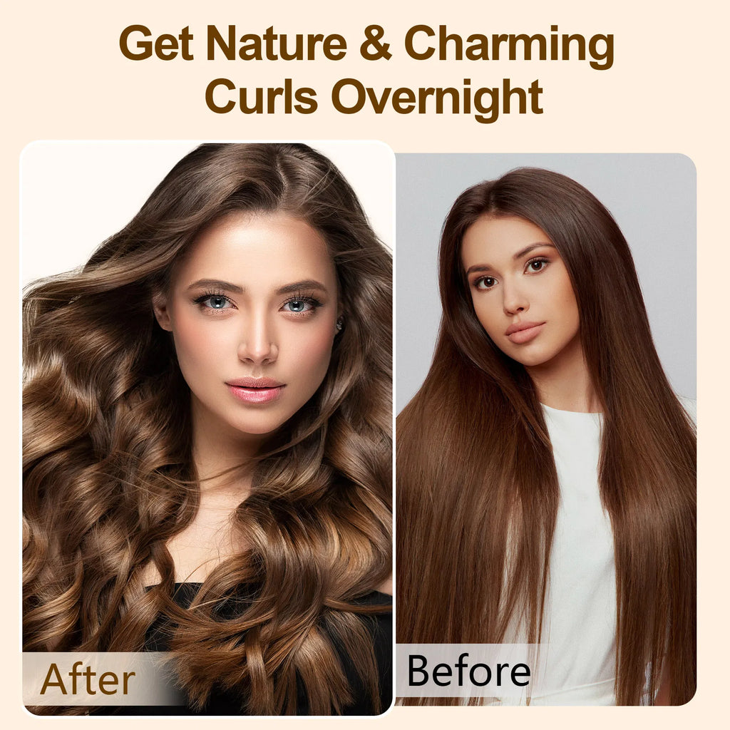 Heatless Satin Hair Curler for Overnight Waves - product image 8