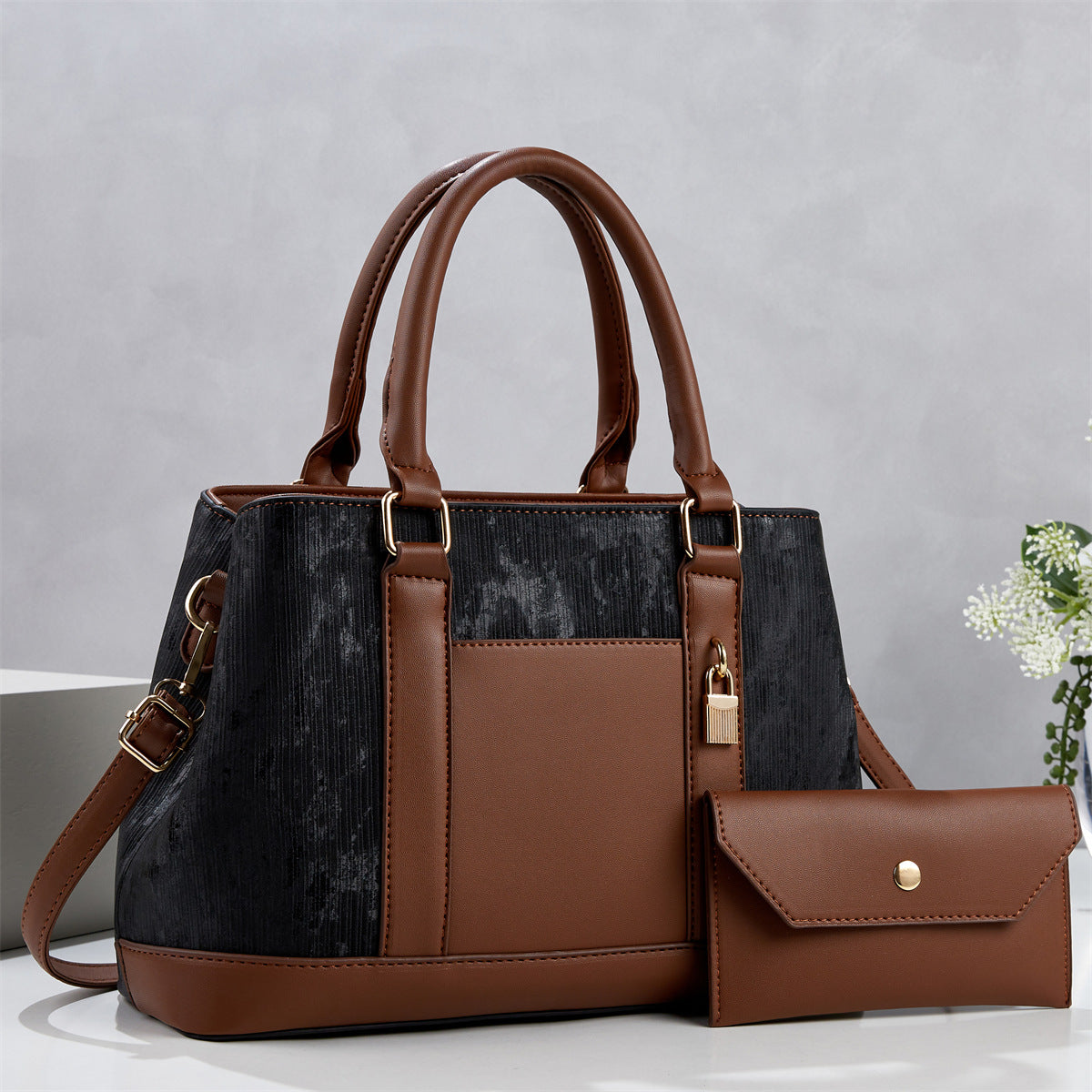 2-Piece PU Handbag & Crossbody Bag Set - product image 5