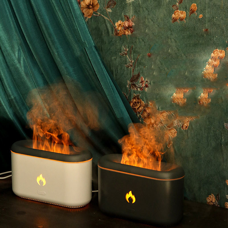 300 ml Ultrasonic Flame-Effect Essential Oil Diffuser - image 2
